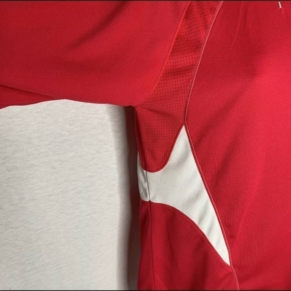 4/$35 DIadora DIAdry Medium 1/4 Zip Pullover Pink - Picture 4 of 8